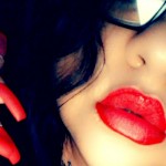StephanieRedLipStick