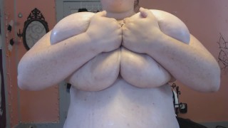 DAYTONA HALE! BIG FAT TITTIES + LOTION = AWESOME!