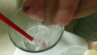 Drinking Cum at Restaurant & Sucking Cock at Adult Store