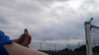 CUMING IN A PUBLIC PARK !