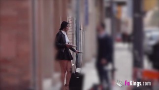 Rebeka hunts guys in the streets posing as a clueless tourist