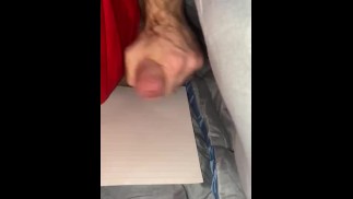 Desperate undercover secret wank in tent. Family  nearby. Risky hot wank
