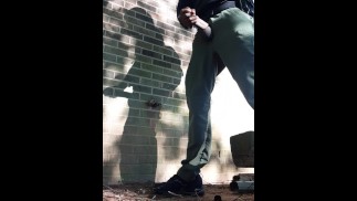 Stopped to nut on my way home from work..almost caught