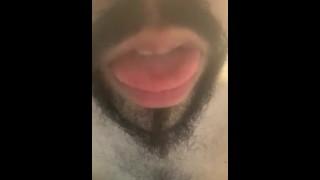 ASMR tongue play with kisses! 