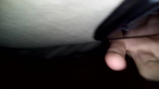 Jacking off  anal