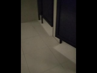 Gay Cruising Cock in Public Bathroom