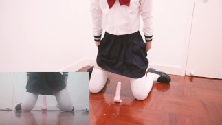 【Pseudo-Niang】Femboy orgasms with a cock and a toy