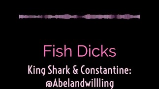 King Shark and Constantine fucks in the back alley