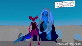 Giantess Blue Diamond and Spinel Fuck Story + Pov's