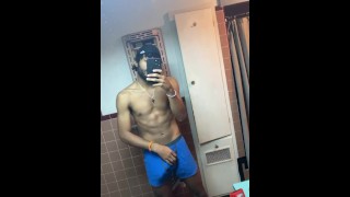 Muscular young man with BBC print NEEDS TIGHT pussy 