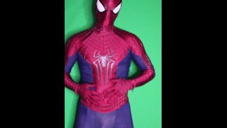 spiderman piss and cum (TASM2 suit)