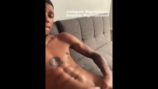 New Snapchat: Bigpimpindonn | Hot Guy Nuts A Huge Load!