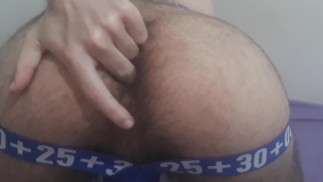 Israeli otter fingering tight hairy asshole
