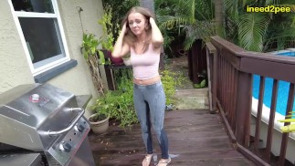 real female pee desperation and jeans wetting hotties 2021