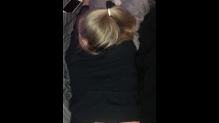 Thick Young Blonde getting back shots