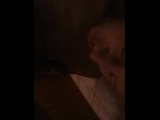 Cumshot in his own Face