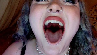 Watch my throat while I burp in your Face