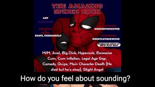 Deadpool gets fucked by Spiderman's gigantic cock