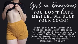 ASMR | Fucking your coworker late night in the office | Enemies to Lovers | Blowjob | Creampie