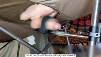Milking Table Intense Cum from Fucking Machine (Loud Moaning)