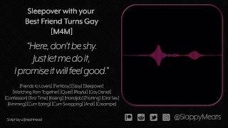 M4M Sleepover with your Best Friend Turns Gay Audio ASMR