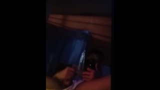 Pinoy hottie twink edging his lengthy cock, im really trying not to cum