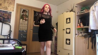Took her cheek and brought her to orgasm with her forked tongue