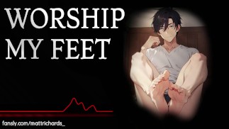 WORSHIP MY FEET JOI // ASMR
