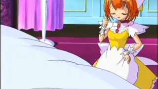 Cock sucking anime maid fucking