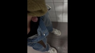Compilation with a guy in the bathroom