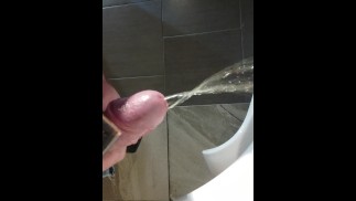 in a public toilet