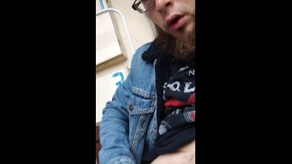 Outdoor Masturbation Risk Public Bench Big White Hairy Cock Wank Goth Emo Skull Nude Outside Summer