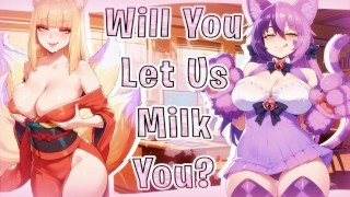 [FF4M] For Your Job Interview, Two Hot Monster Girls Milk You To Ensure Quality [Lewd ASMR Preview]