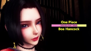 One Piece - Boa Hancock × Seductive Feet × Beach - Lite Version