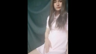 Japanese Crossdresser Dry Orgasm