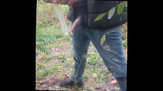 I found used condoms in forest and jerk off in them