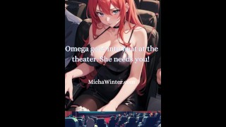 Omega Goes Into Heat in Public! She Begs for Her Alpha (F4M) (Audio Erotica) (Full Version on OF)