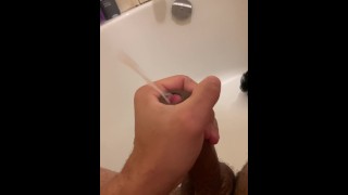 Solo masterbation huge cum load