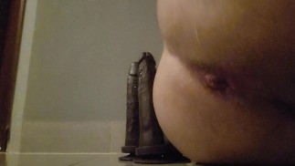 Triple Anal Dildos Make Me Cum Hands Free