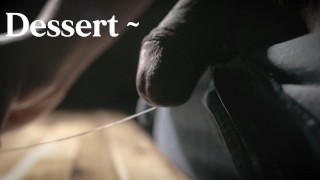 POV: You Will Swallow Every Drop of Thick Cum From My Big Black Cock, I Pull A Long Rope, Cumming