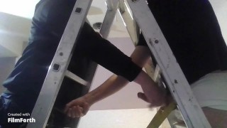 Me and a curious straight tradie  workmate compilation