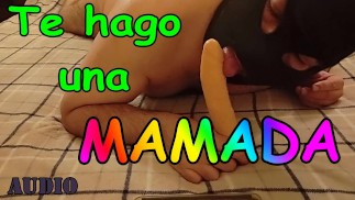ASMR - I give you a blowjob. Enhanced audio.