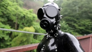 Latex Doll Shameful Outside Walking Play💜