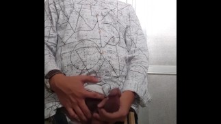 Teen Twink Asian Filipino Boy Flashing Huge Cock Gooning at Public Restroom