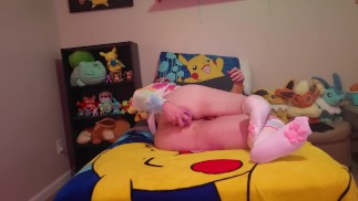 Chubby Needy Femboy Uses Bad Dragon's For The First Time