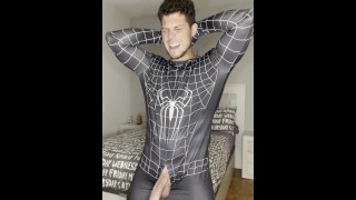 GAY SPIDERMAN using my SUPERPOWER, No Hands CUUM😏