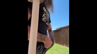 Backyard Play and Pee