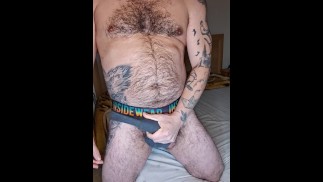 JOI Hairy Dom smoking vape