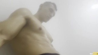 I discover a faggot disrespecting me in the gym bathroom