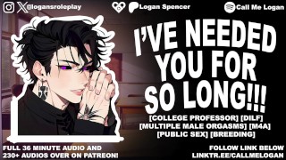 [DILF AUDIO] Soft Flirting Turns Into Rough Feral Fucking With Your Aussie College Professor [M4A]